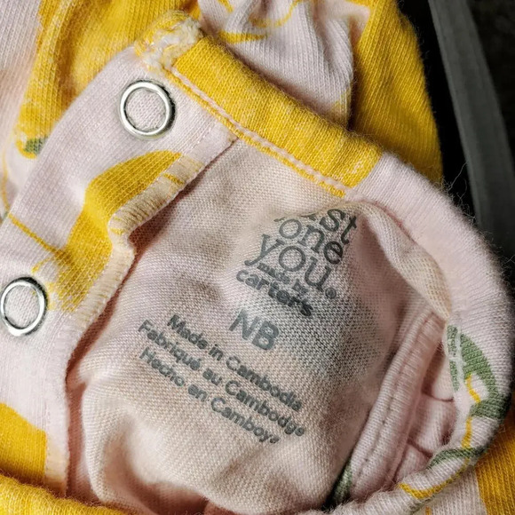 Just One You Made By Carter's Lemon Newborn Baby Bundle Size NB & 3M - Picture 3 of 11